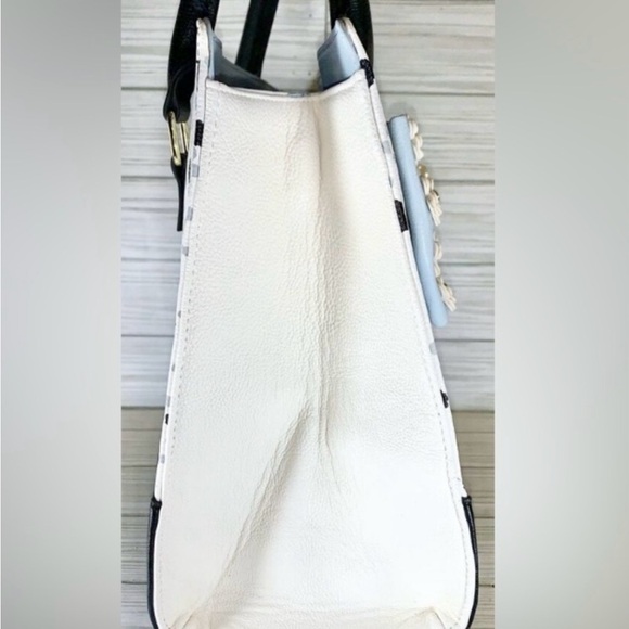 Betsy Johnson Blue Bow with Polka Dots Satchel - Picture 8 of 9